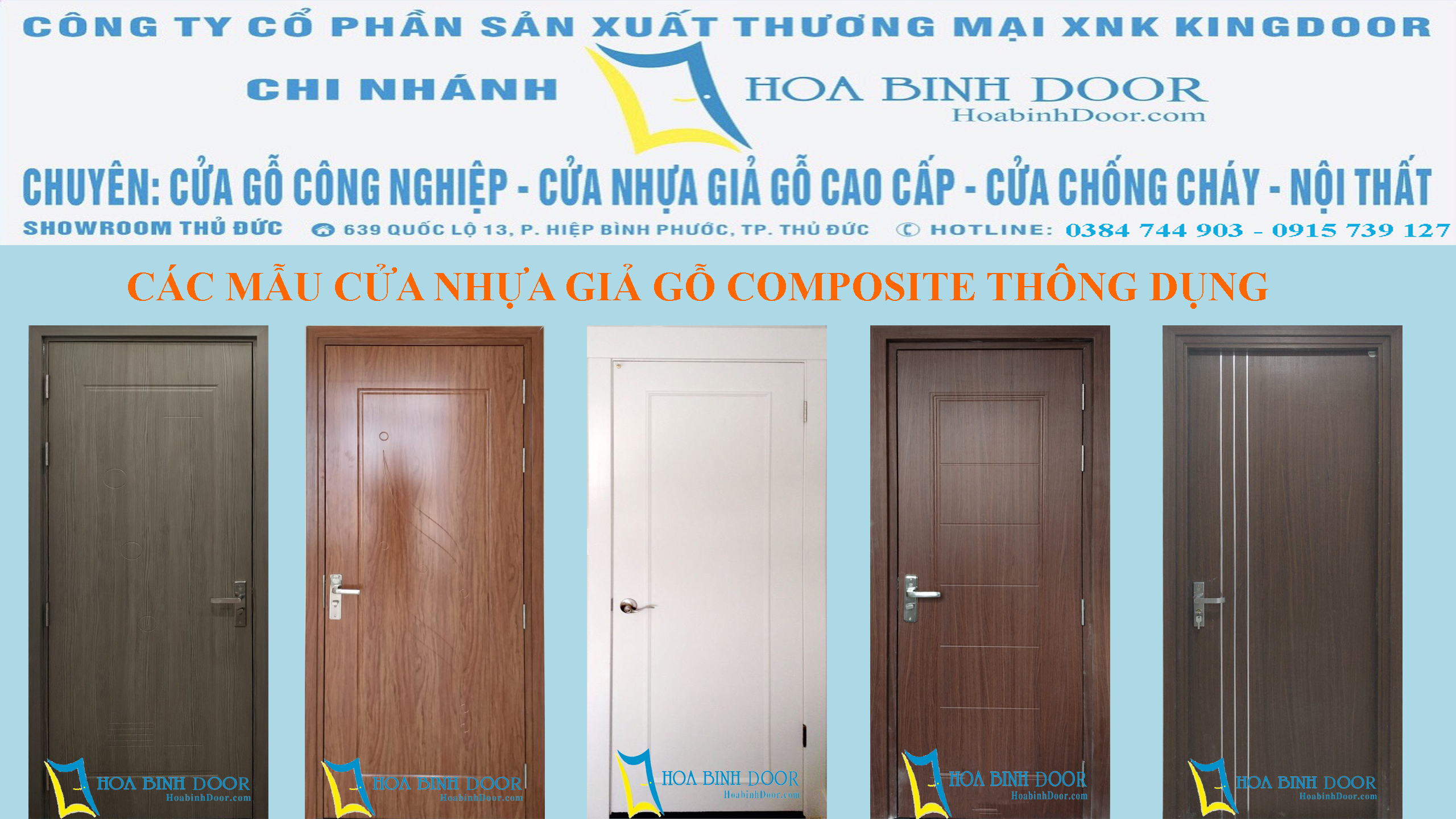 Giá Cửa Nhựa Giả Gỗ Cao Cấp Composite Tại Bà Rịa - Vũng Tàu.
