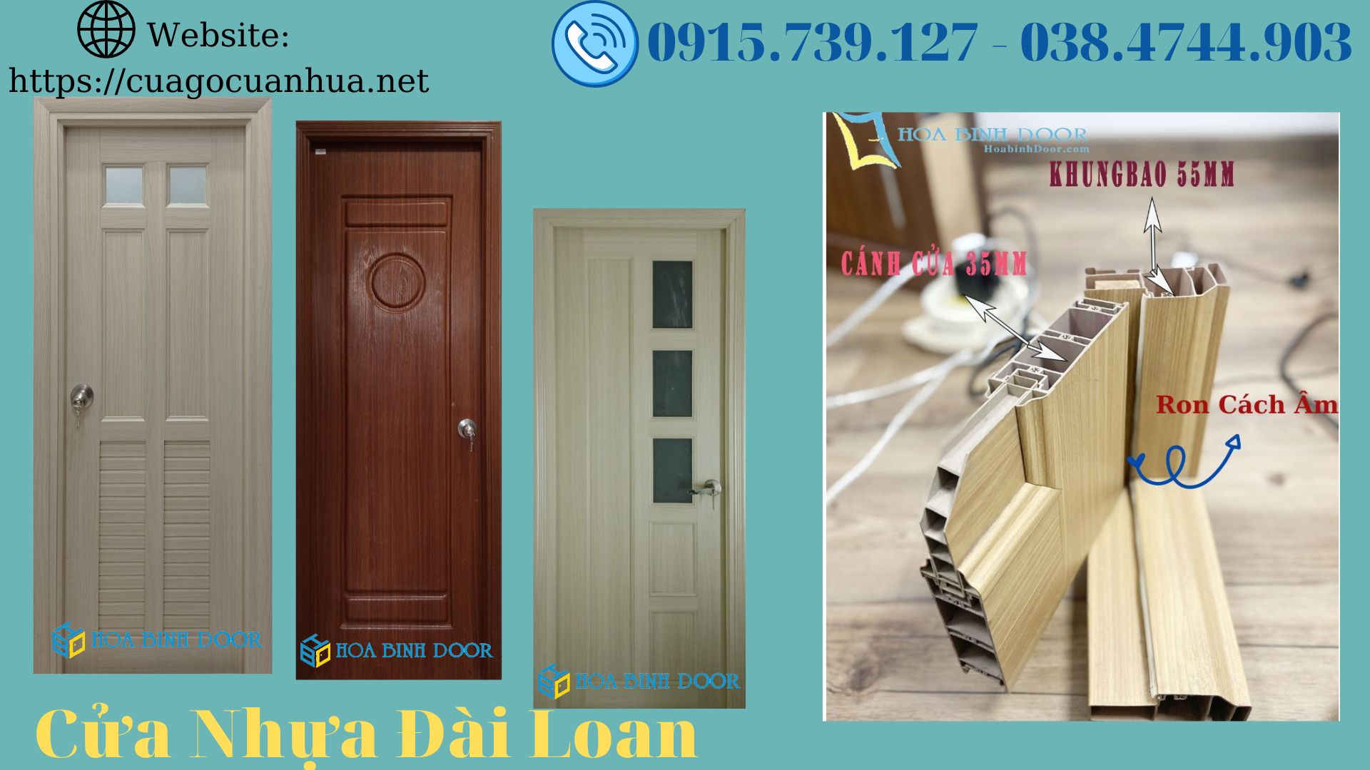 Nội, ngoại that: Cửa Gỗ HDF Tại Quận 3 - Cửa Gỗ Công Nghiệp Giá Rẽ Cua-Nhua-Dai-Loan-1