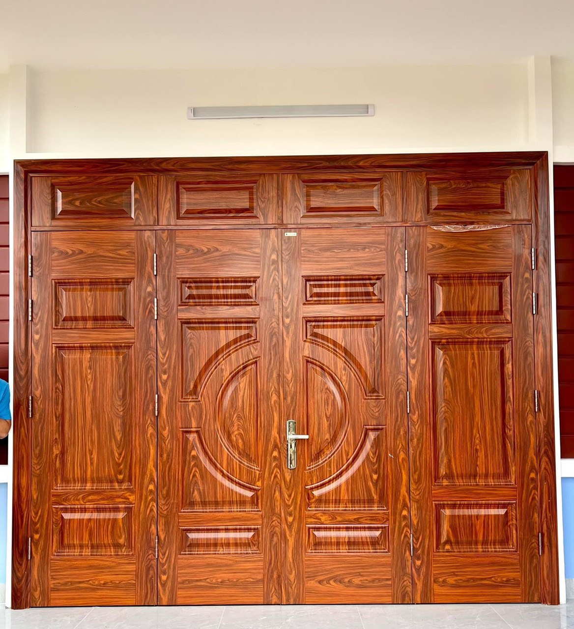 Nội, ngoại thất: Cửa Thép vân gỗ tại Vĩnh Long- Báo giá cửa thép vân gỗ mới nhất 177
